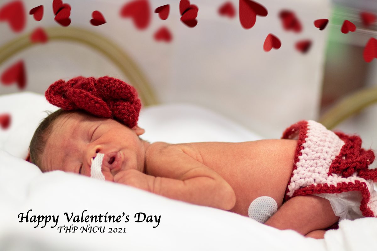 Newborn Babies Show Off Crocheted Hats 