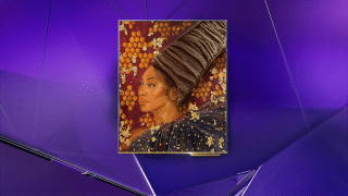 Art Piece- African American Woman with Braids- African American Museum of Dallas