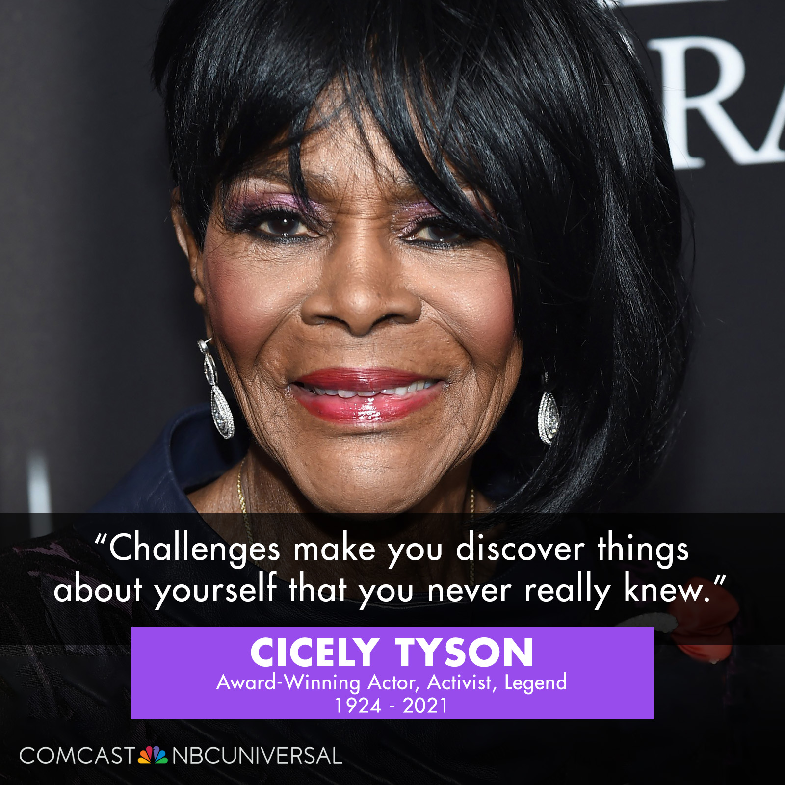 Actress Cecily Tyson