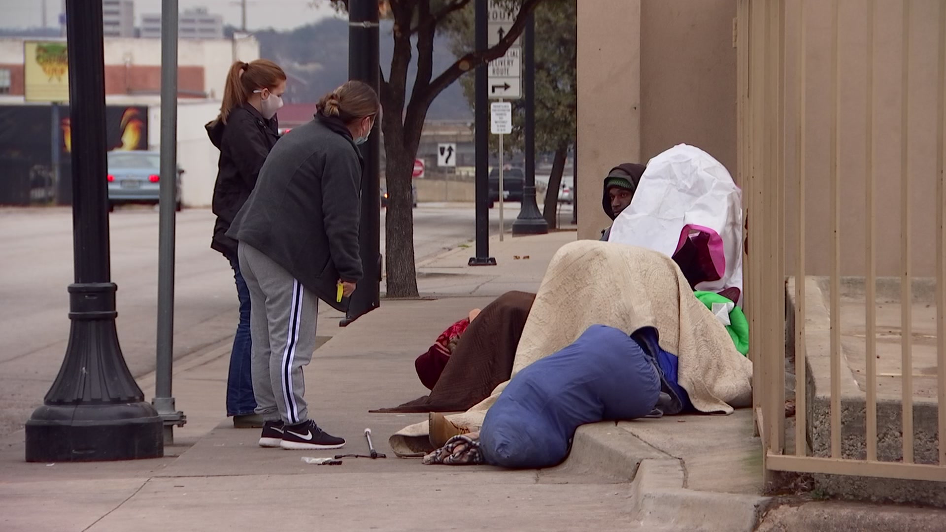 Fort Worth Opens Emergency Homeless Shelters During Cold Spell NBC 5   Fort Worth Homeless 