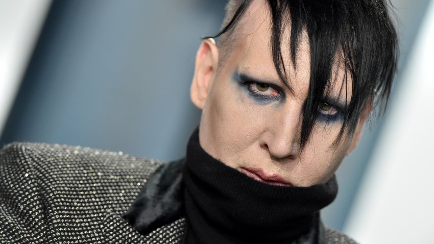 Marilyn Manson attends the 2020 Vanity Fair Oscar Party.