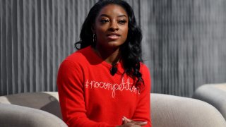 SK-II and Simone Biles Reveal ?VS? Series Teaser Film For Beauty Is #NOCOMPETITION at Crosby Street Hotel on March 04, 2020 in New York City.