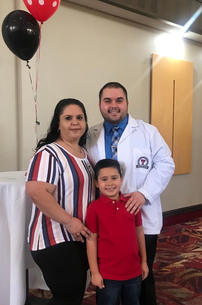 Second-year medical student, Marcus Gonzalez, is from Little Elm and is currently in the process of becoming a physician and earning his Masters of Business Administration at Texas Tech University Health Sciences Center. His goal is to practice emergency medicine in DFW. 