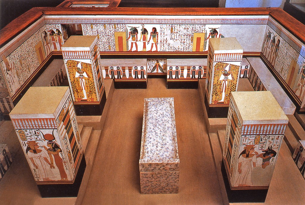 Model of Nerfertari's Tomb Kimbell Art Museum