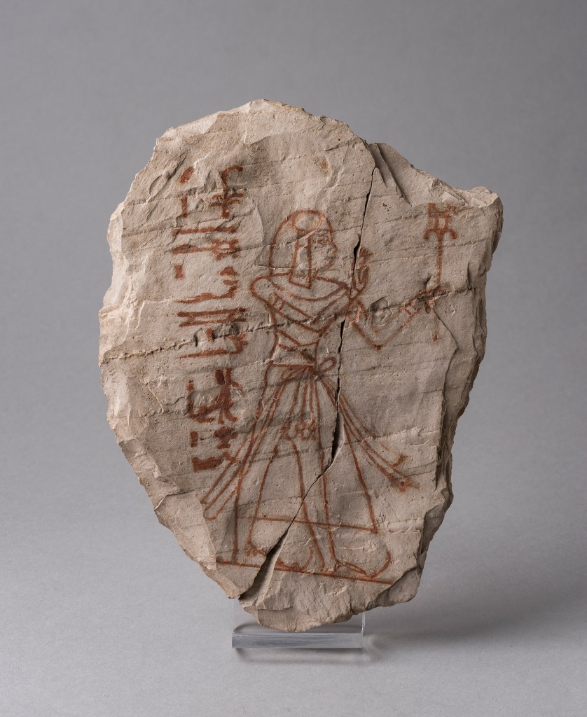 Ostracon depicting prince Kimbell Art Museum