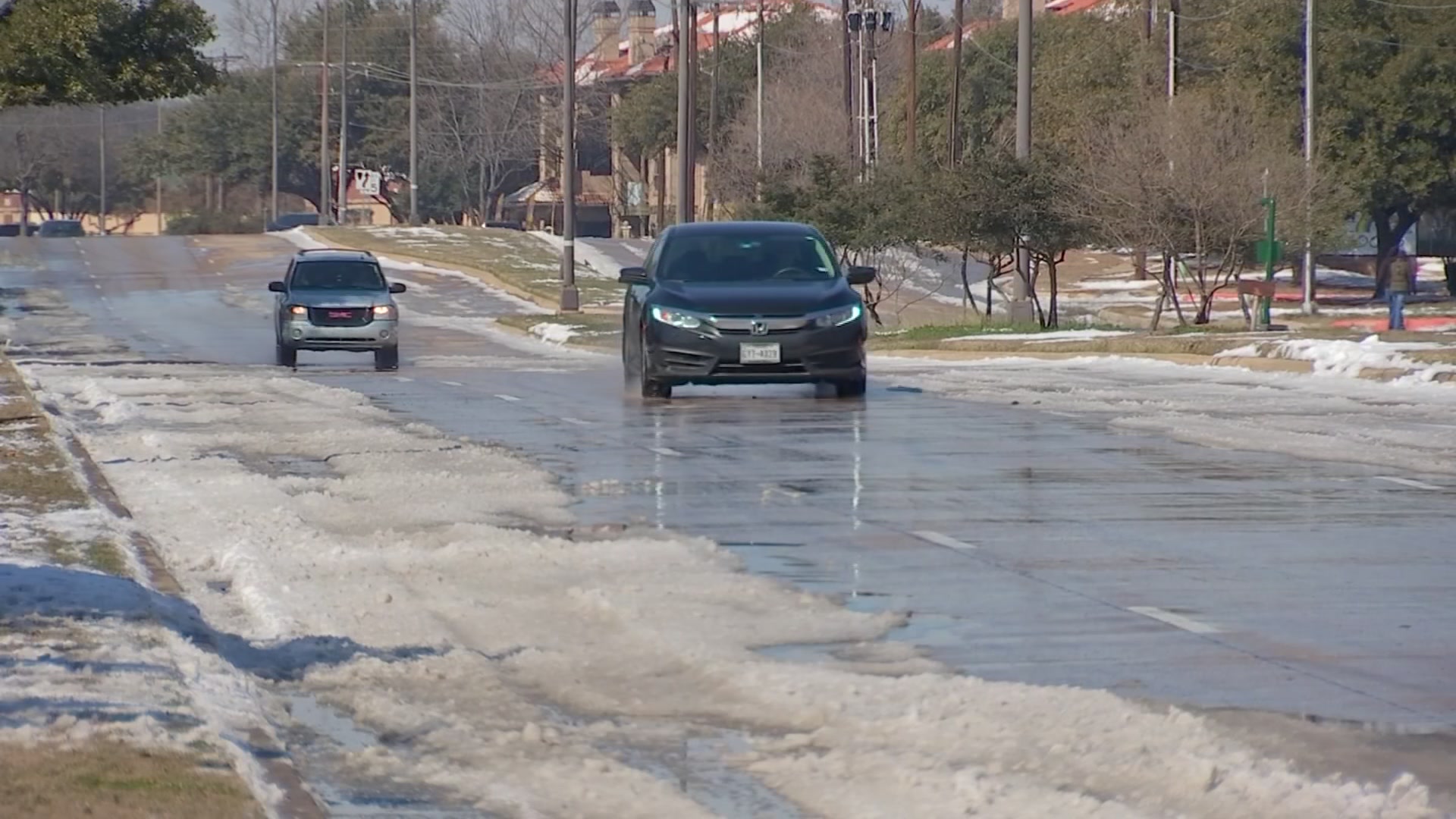 North Texas Road Conditions Improve - Road Conditions 1