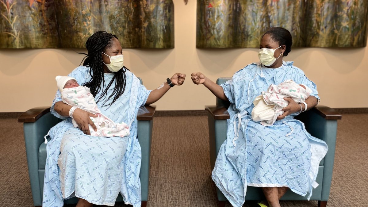 Identical Twin Sisters Give Birth at Texas Hospital 48 Hours Apart
