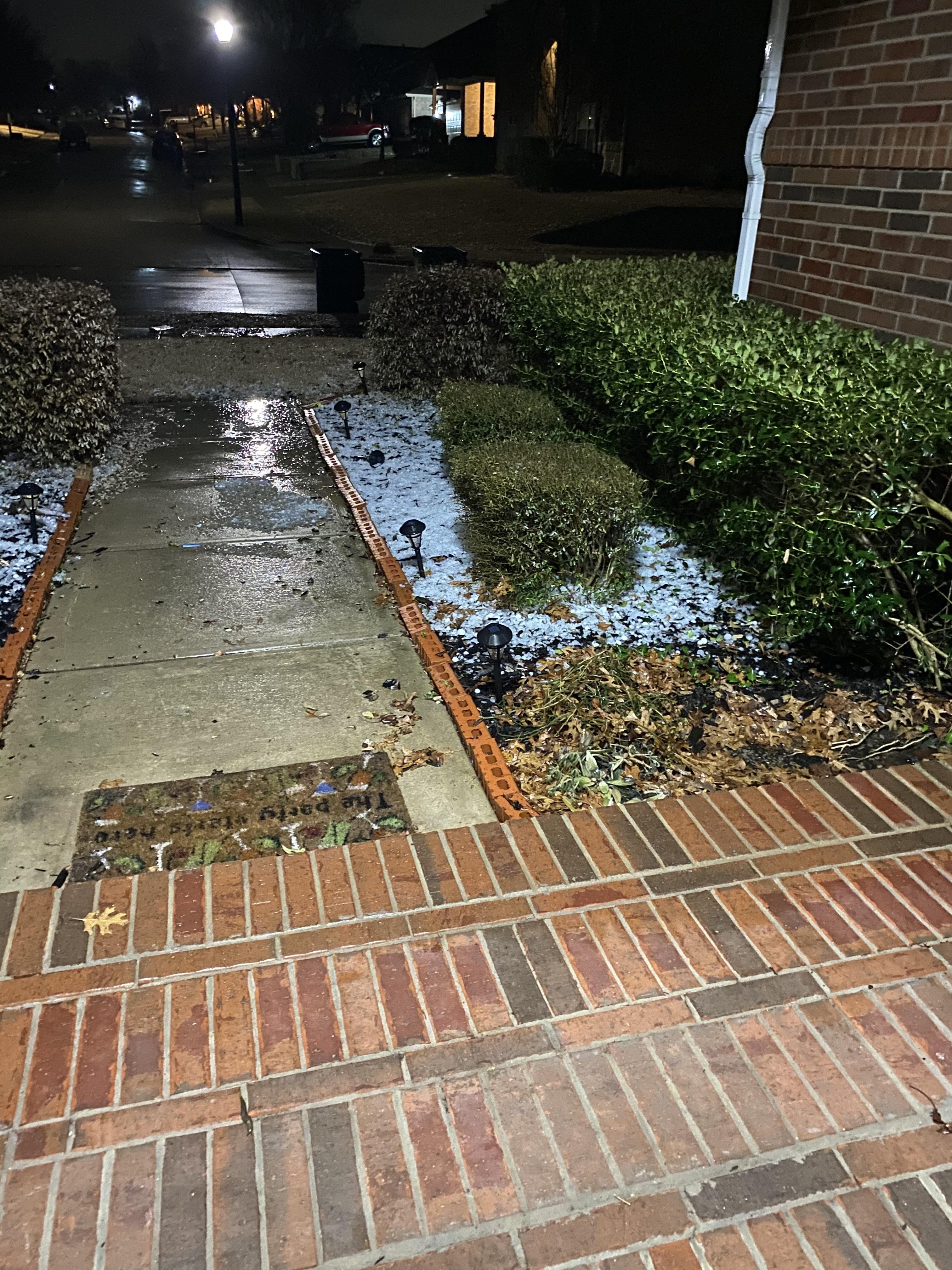 Your Pictures of Large Hail From Overnight Storms on Feb ...