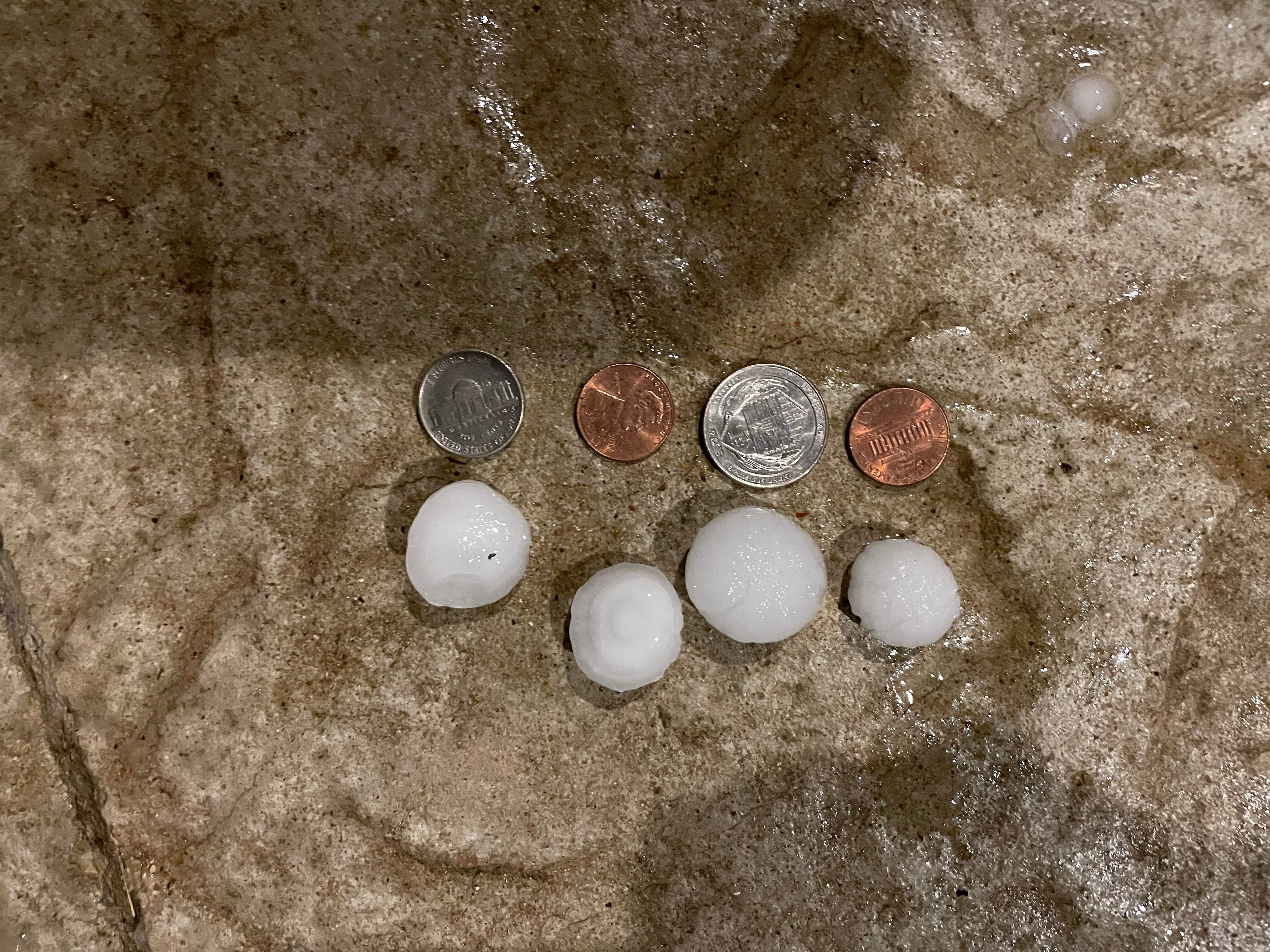 Your Pictures of Large Hail From Overnight Storms on Feb ...