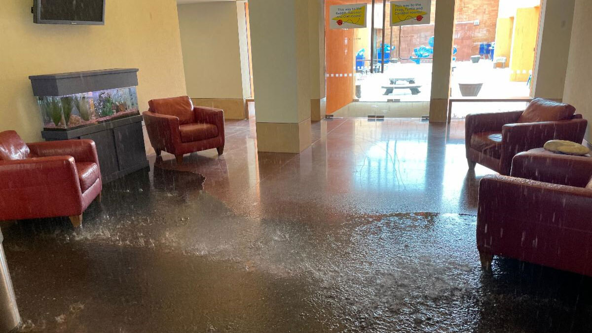 Pipes Burst, Flood Fort Worth Museum of Science and History NBC 5