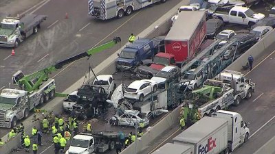 Advance Warning of Ice Before Fatal Chain Reaction Accident
