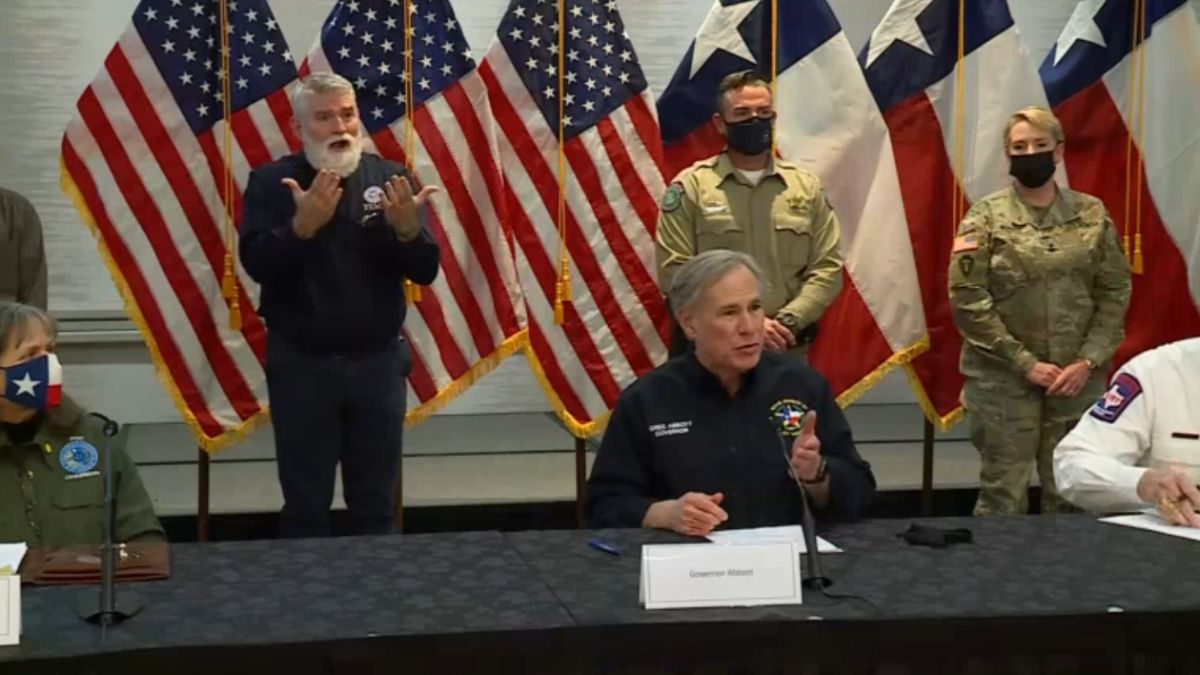 Gov. Abbott: Remaining Power Outages in Texas Not Due to Lack of ...