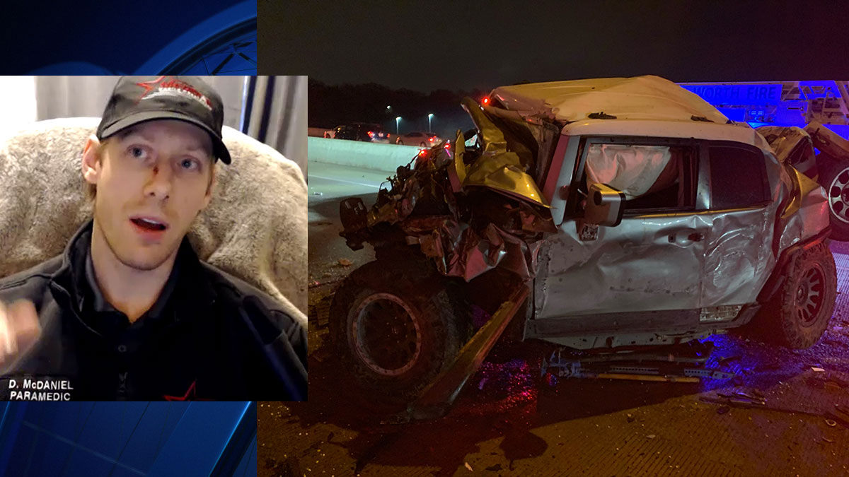 'Rescue Mode': Off-Duty Medic Injured in I-35W Crash Helps Other Victims – NBC 5 Dallas-Fort Worth - Vimarsana News