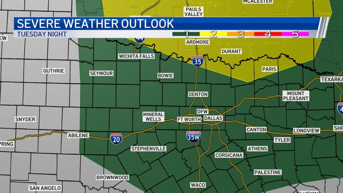 Severe Storms Possible Late Tuesday And Early Wednesday – NBC 5 Dallas ...