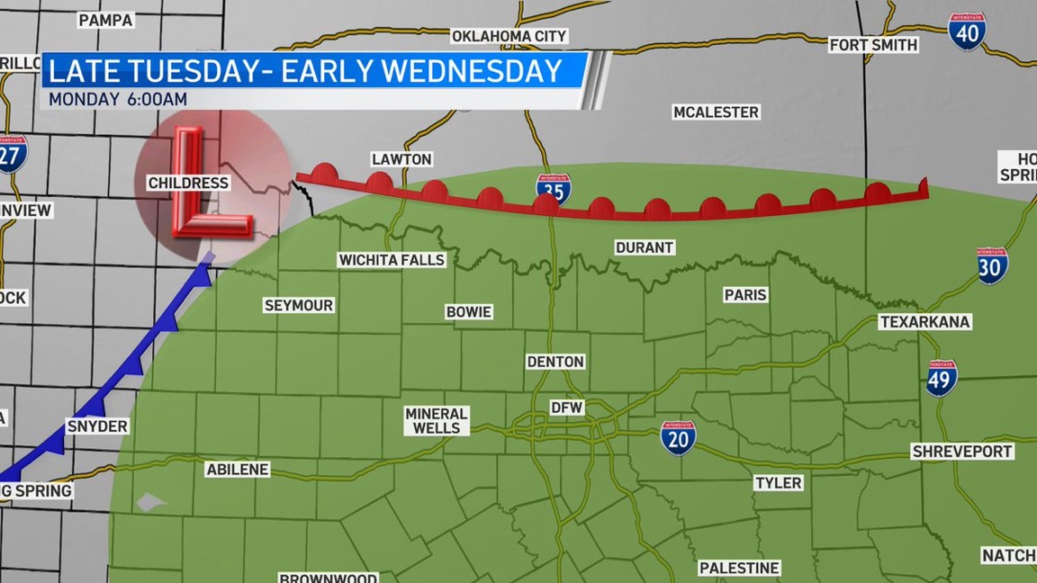 Severe Storms Possible Late Tuesday And Early Wednesday – NBC 5 Dallas ...