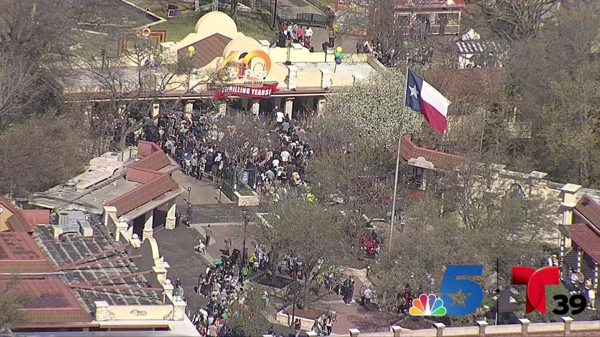 Six Flags Over Texas in Arlington Crowded for Spring Break NBC 5