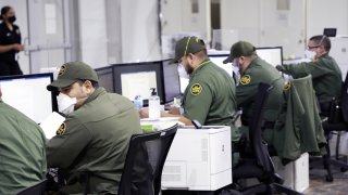 Picture of CBP agents working