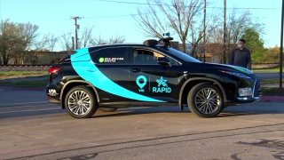 Picture of a autonomous RAPID vehicle