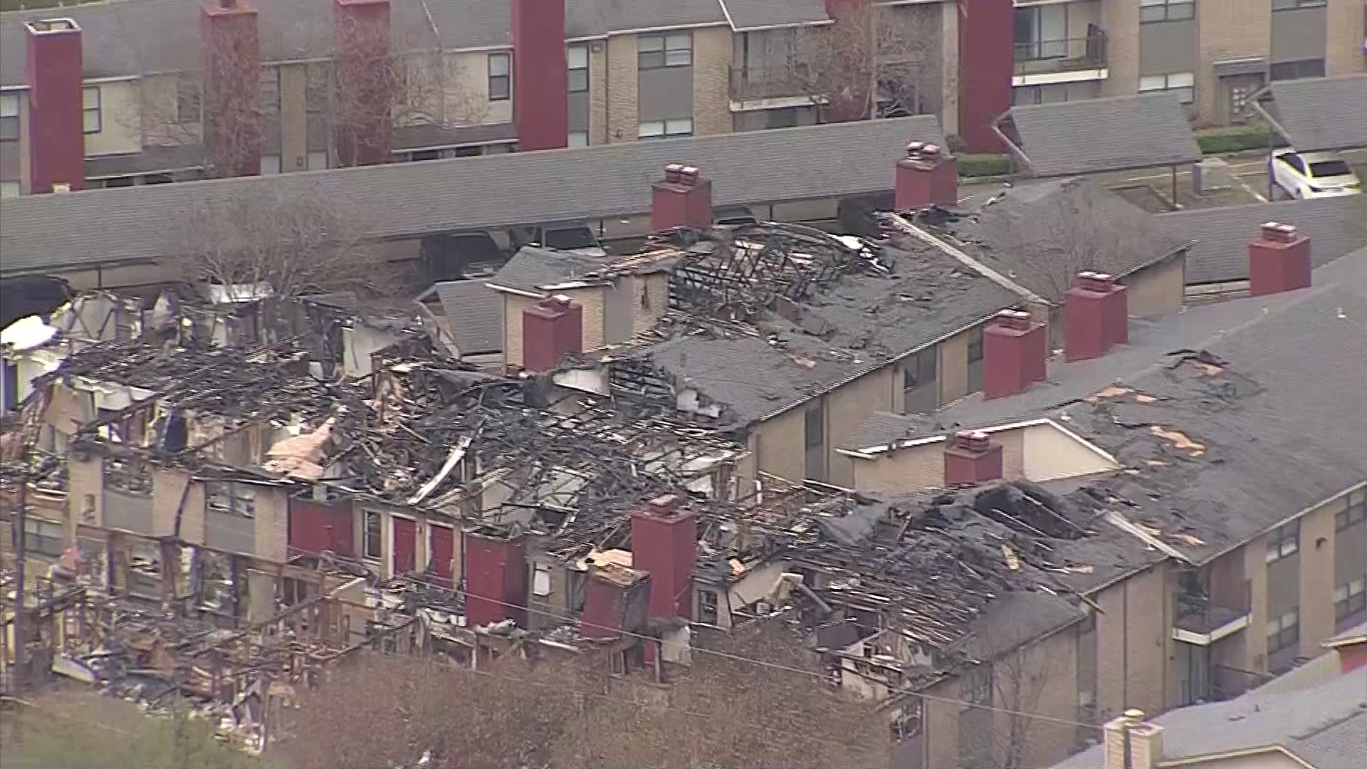 Aftermath Shows Devastation Caused By Large Fire At Dallas Forest Aftermath Shows Devastation Caused By Large Fire At Dallas Forest