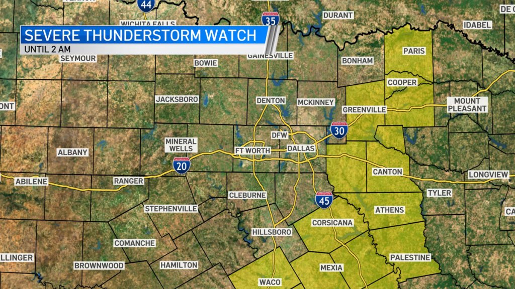 Showers Storms Move Off To The East Nbc 5 Dallas Fort Worth