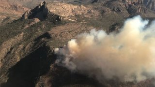 Firefighters continue to battle the 600-acre South Rim Fire in Big Bend National Park that has been burning for at least three days.