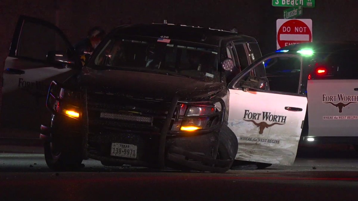 2 Hospitalized After Crash Between Car, Fort Worth Police SUV – NBC 5 ...