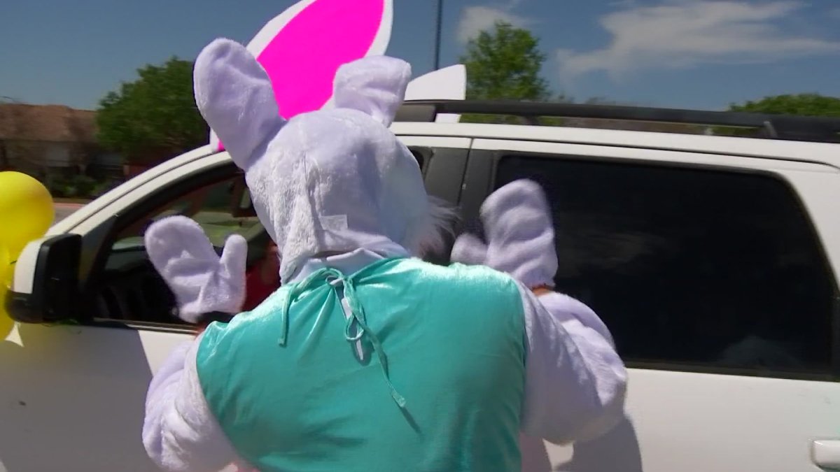 NonProfits Hold DriveThru Easter Parade for West Dallas Families