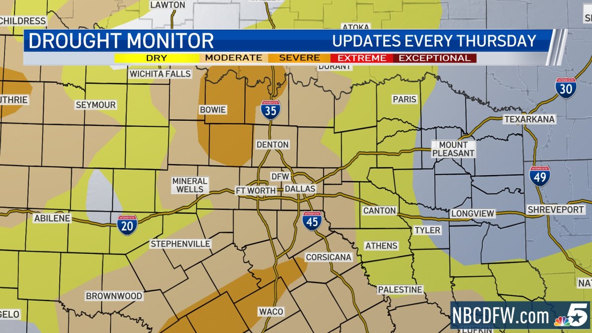 Drought Conditions Continue to Worsen in North Texas – NBC 5 Dallas ...
