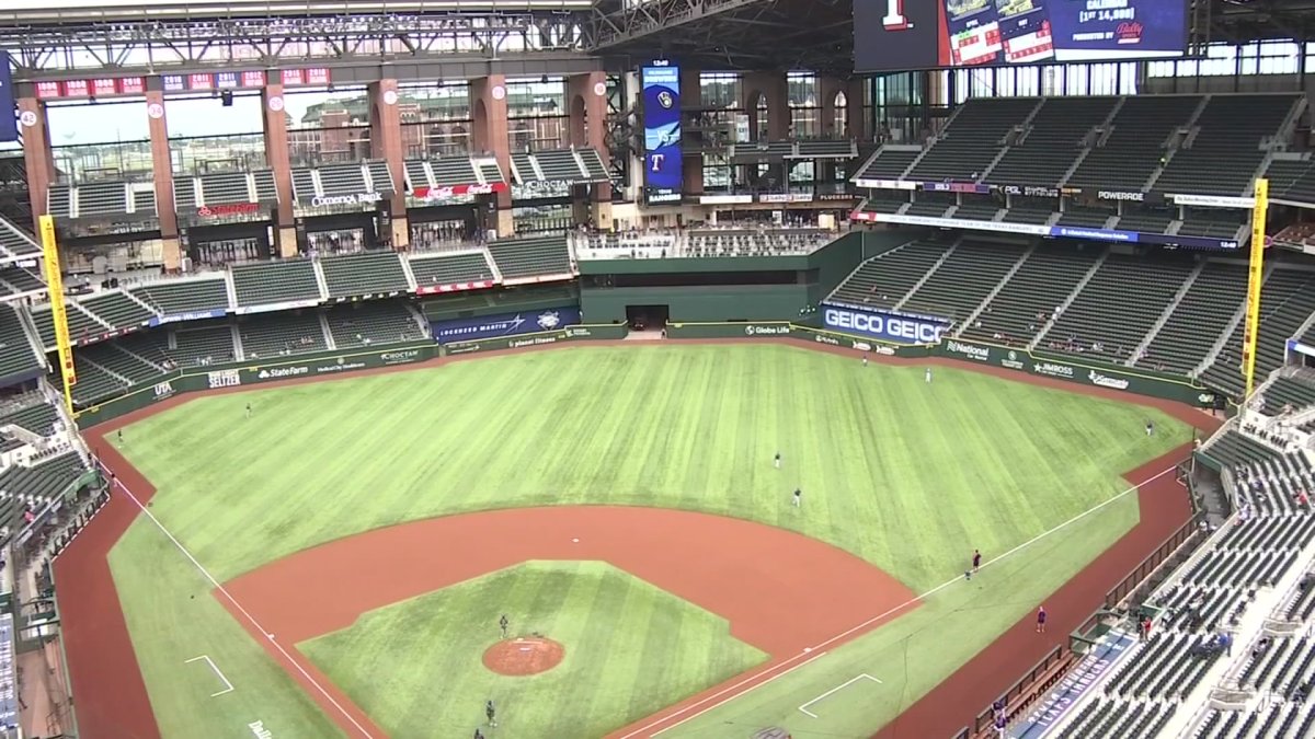 Rangers Conserving Energy by Turning Up Thermostat at Globe Life Field –  NBC 5 Dallas-Fort Worth