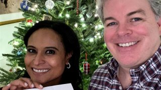 Kristen Welker and husband John Hughes