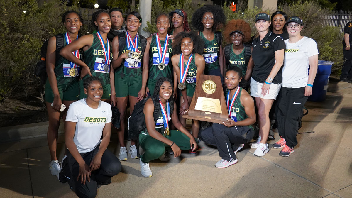 DeSoto High School Girls Track Team Brings Home 5th Straight State