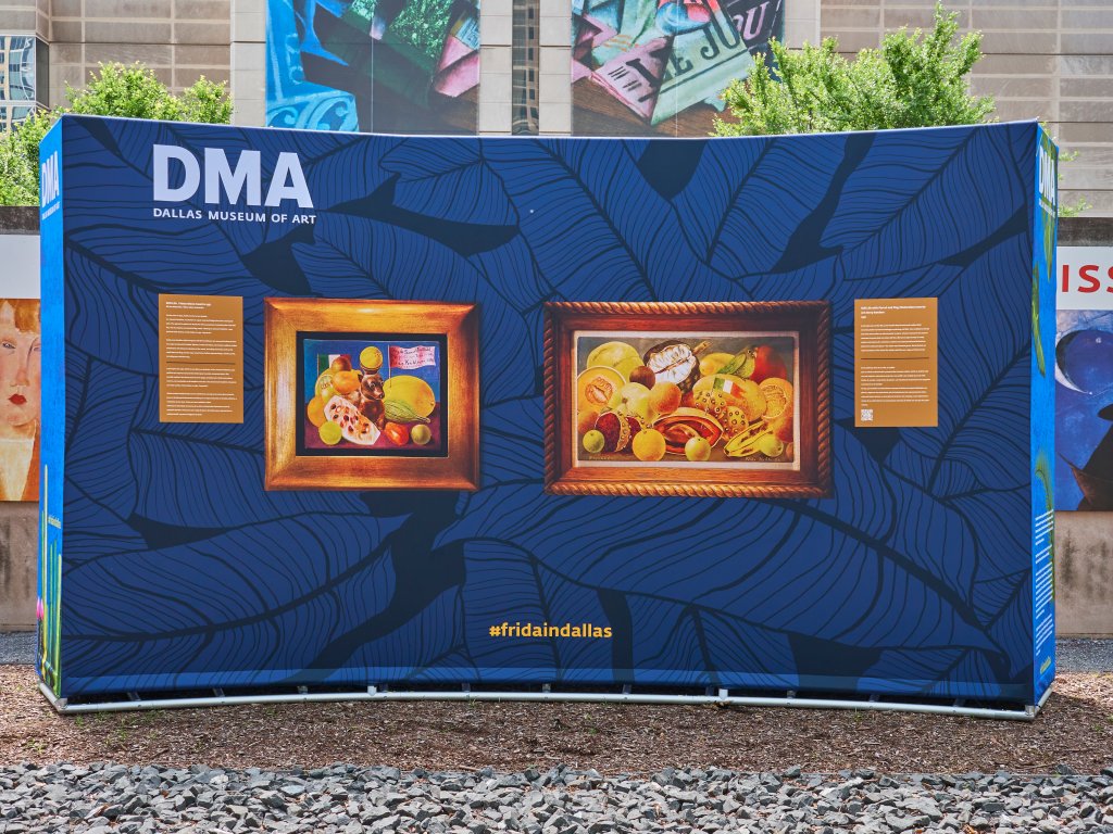 Dallas Museum of Art Frida Kahlo pop-up installation