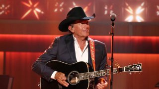 Singer-songwriter George Strait performs onstage during the 11th Annual ACM Honors at the Ryman Auditorium on August 23, 2017 in Nashville, Tennessee.