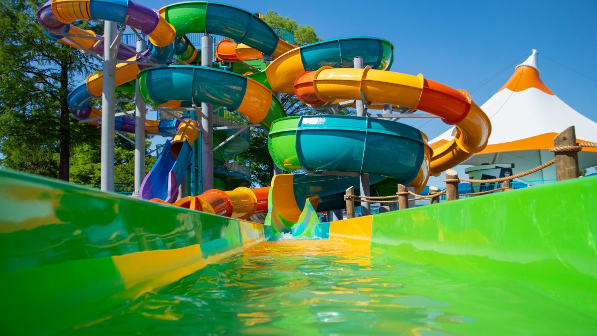 Hurricane Harbor Opening New 4Story Waterslide Complex NBC 5 Dallas