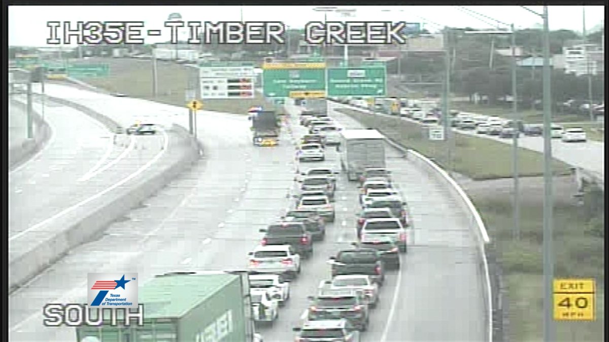I35E Reopens in Lewisville After Fuel Spill Cleanup NBC 5 DallasFort Worth