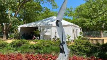 Flying Dallas Arboretum ZimSculpt