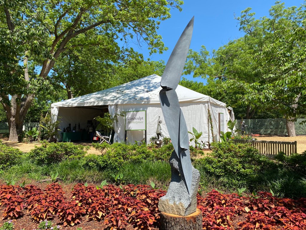 Flying Dallas Arboretum ZimSculpt