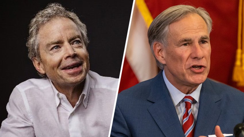 Don Huffines y Greg Abbott.