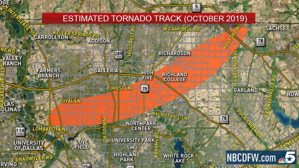 NWS Confirms Five Tornadoes in North Texas Sunday – NBC 5 Dallas-Fort Worth