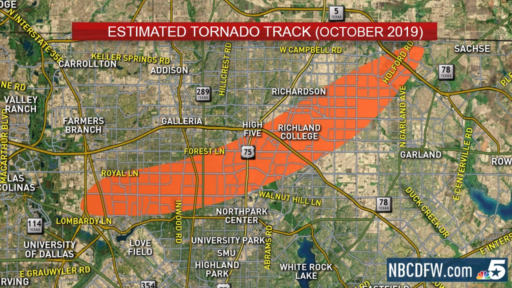 Nws Confirms Five Tornadoes In North Texas Sunday Nbc 5 Dallas Fort Worth 1929