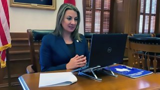 Texas Secretary of State Ruth Ruggero Hughs advocates for the approval of the Border Transportation Master Plan by the TxDOT Transportation Commission on March 25, 2021.