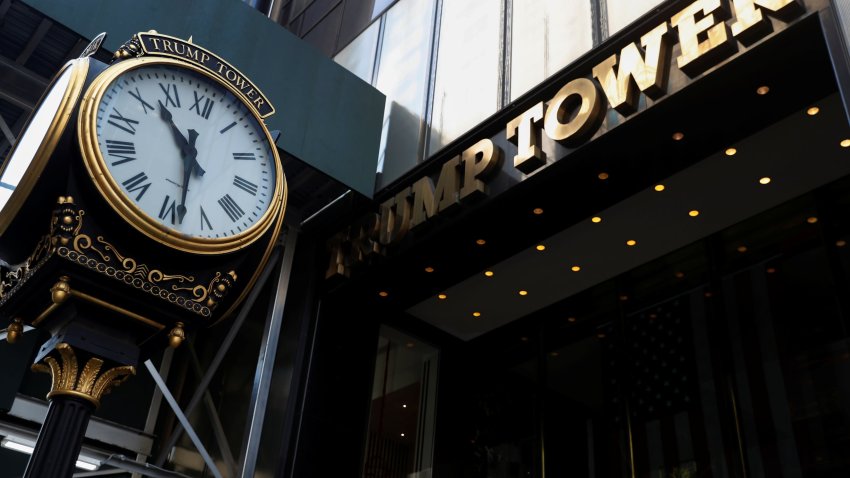 The entrance to Trump Tower on 5th Avenue is pictured in the Manhattan borough of New York City, U.S., May 19, 2021.