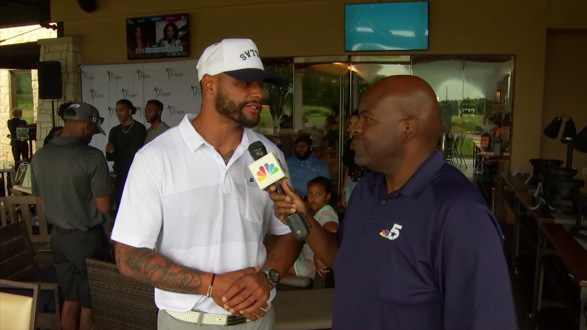 Dak Prescott's Ballcap Is From The Metroplex