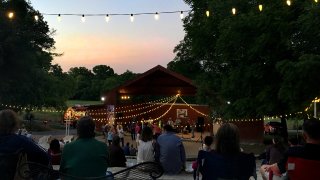 Crowd of people at Date Night at the Heard Museum