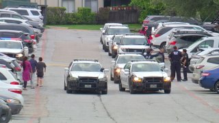 Officers responded at about 6:44 p.m. to the 8600 block of Park Lane, where they found Quincey Lamount Brooks in the breezeway with a gunshot wound.