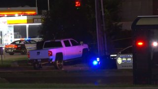 Dallas police are searching for the person suspected of fatally shooting a man Saturday night in far northeast Dallas.