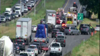 Burleson police said the crash happened in the northbound lanes of South I-35W, between FM917 and East Bethesda Road.