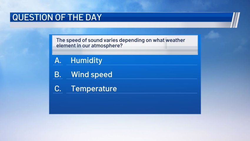 Weather Quiz: Speed of Sound