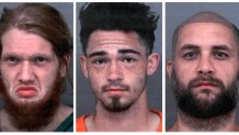 Mugshots of Dylan Welch, Jesse Pawlowski and Billy Phillips