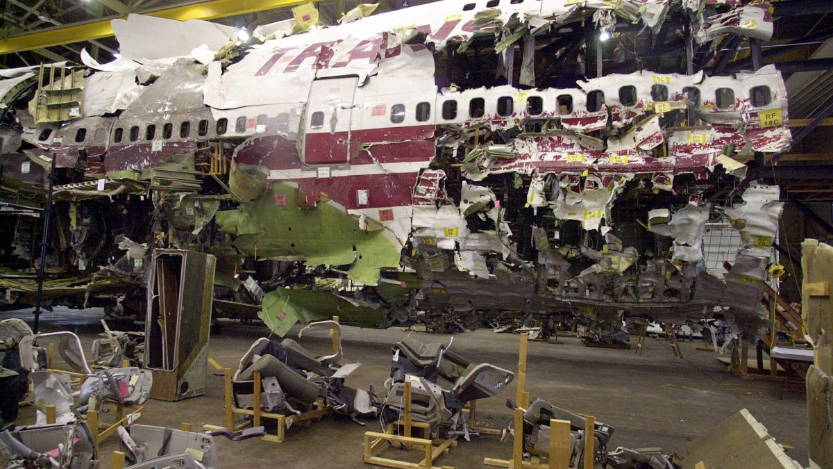 Photo: 747 used to test causes for twa flight 800 crash - 